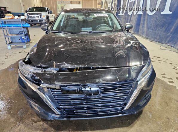 1N4BL4DV8SN384389 2025 NISSAN ALTIMA Black Vista de la etiqueta del VIN