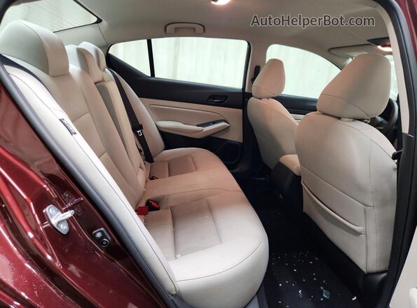 1N4BL4DV8SN402647 2025 NISSAN ALTIMA Maroon Widok tylnych siedzeń