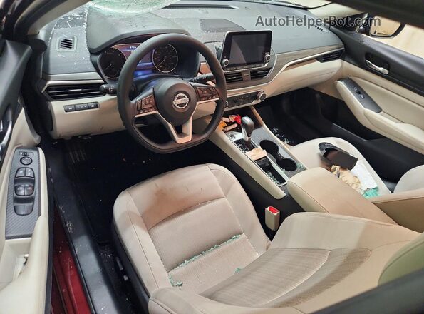 1N4BL4DV8SN402647 2025 NISSAN ALTIMA Maroon Widok deski rozdzielczej
