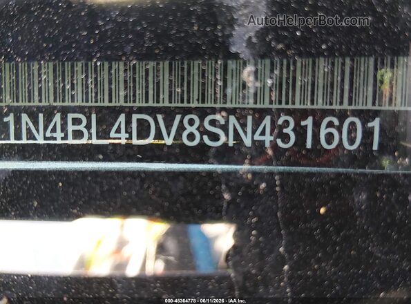 1N4BL4DV8SN431601 2025 NISSAN ALTIMA Gray 