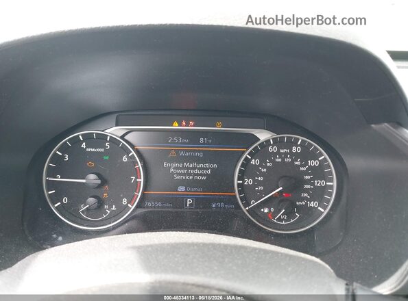 1N4BL4DV9MN357978 2021 NISSAN ALTIMA Gray Вид задніх сидінь