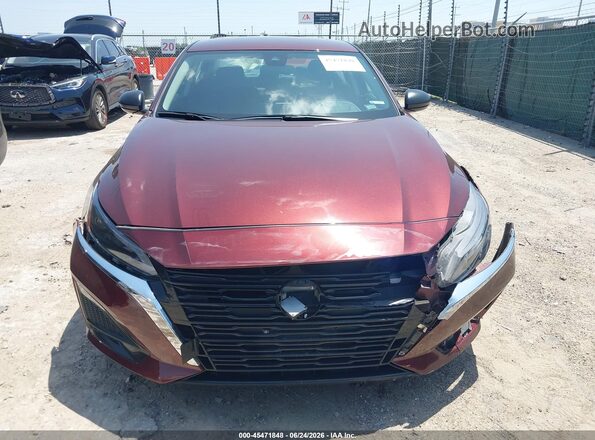 1N4BL4DV9SN343169 2025 NISSAN ALTIMA Темно-бордовый Вид щитка приборов