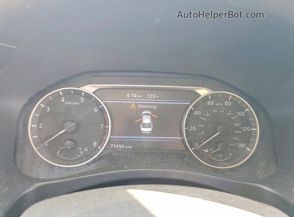 1N4BL4DVXKC124538 2019 NISSAN ALTIMA Gray Instrument cluster view