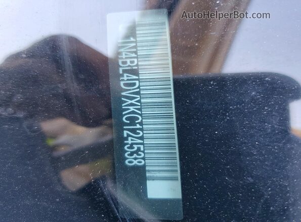 1N4BL4DVXKC124538 2019 NISSAN ALTIMA Gray Engine compartment view