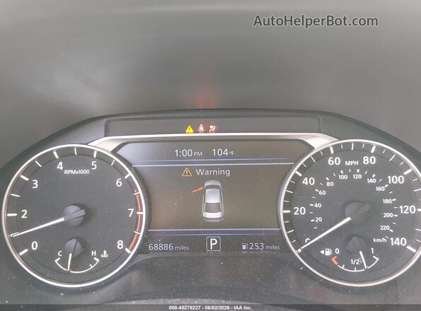 1N4BL4DVXMN302147 2021 NISSAN ALTIMA Black Vista de los asientos traseros