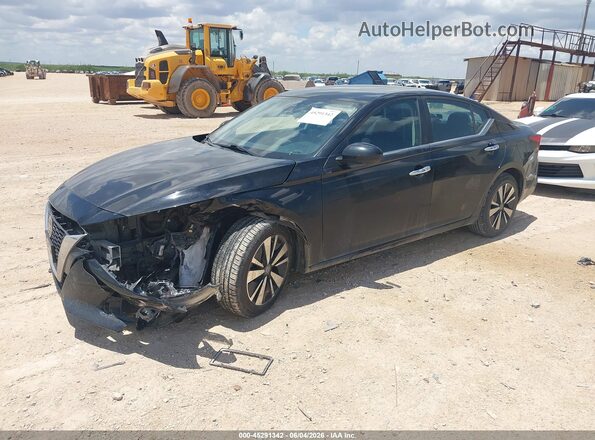 1N4BL4DVXMN389158 2021 NISSAN ALTIMA Black წინა მარცხენა ხედი სამი მეოთხედიდან
