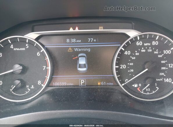 1N4BL4DVXNN331102 2022 NISSAN ALTIMA Silver Widok tylnych siedzeń