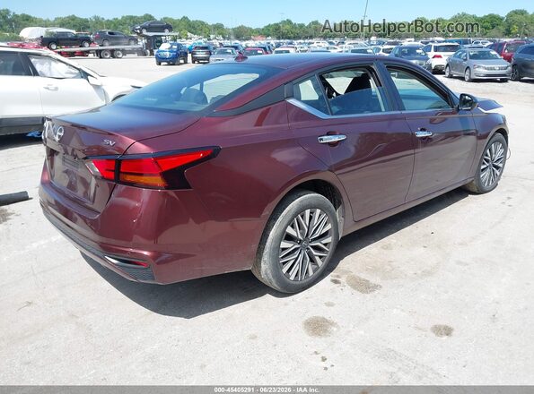 1N4BL4DVXRN358046 2024 NISSAN ALTIMA Burgundy Задня права чверть