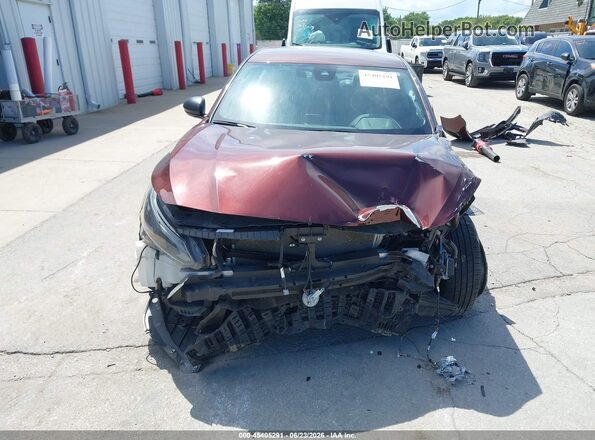 1N4BL4DVXRN358046 2024 NISSAN ALTIMA Burgundy Вид панелі приладів