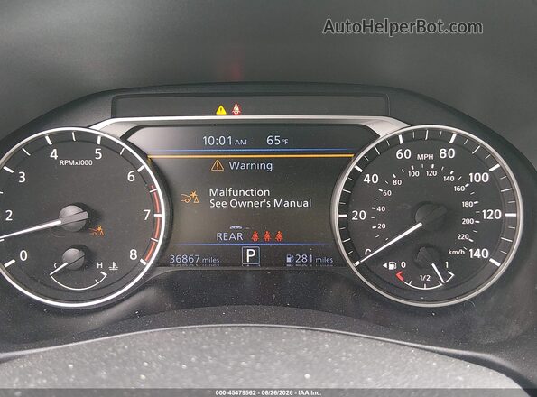 1N4BL4DVXSN366573 2025 NISSAN ALTIMA Silver Вид задніх сидінь