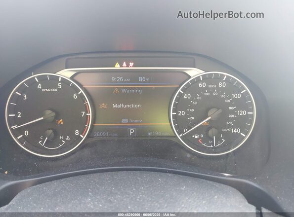 1N4BL4DVXSN381106 2025 NISSAN ALTIMA Gray Vista de los asientos traseros
