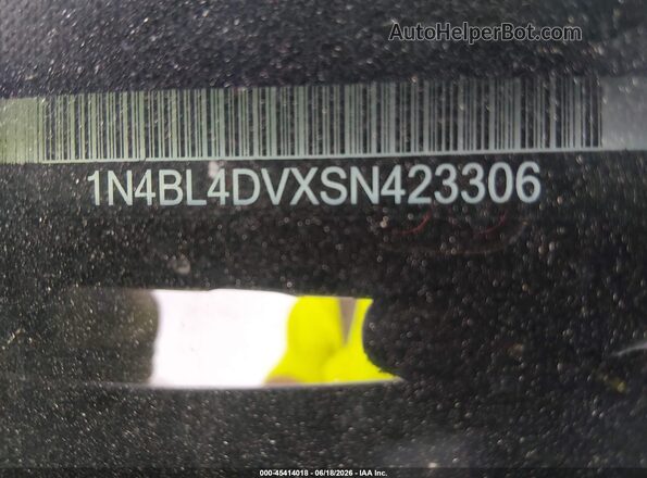 1N4BL4DVXSN423306 2025 NISSAN ALTIMA Silver Շարժիչի բաժամունքի տեսք