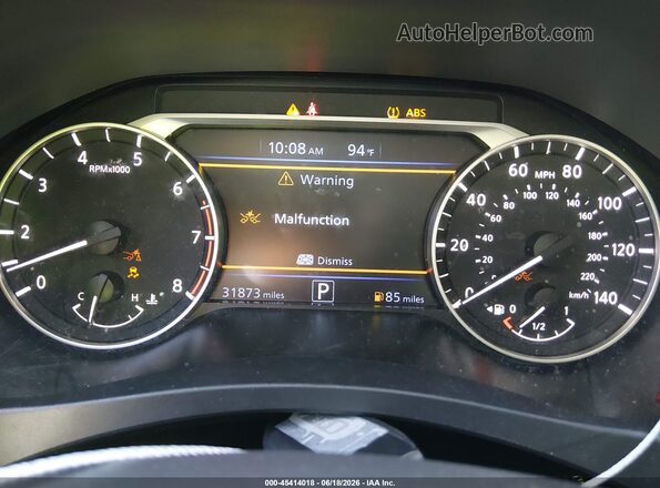 1N4BL4DVXSN423306 2025 NISSAN ALTIMA Silver Հետևի նստատեղերի տեսք