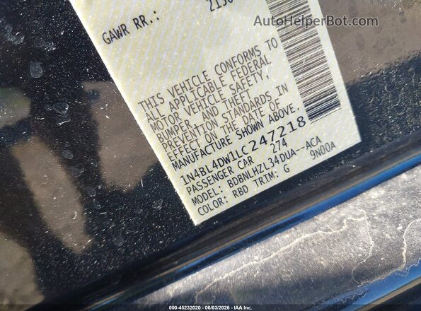 1N4BL4DW1LC247218 2020 NISSAN ALTIMA Gray 
