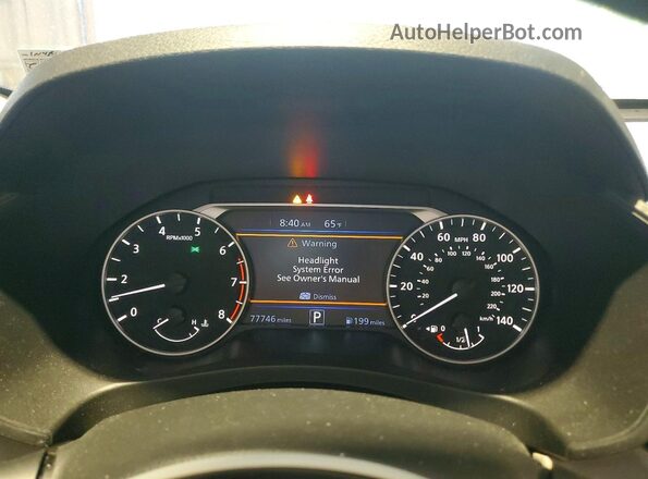 1N4BL4DW4LC177830 2020 NISSAN ALTIMA Gray Instrument cluster view