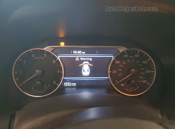 1N4BL4DW4SN411547 2025 NISSAN ALTIMA Gray Instrument cluster view