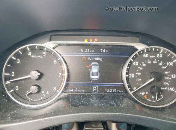 1N4BL4DW6MN334005 2021 NISSAN ALTIMA Gray Սարքավորումների վահանակի տեսք