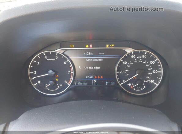 1N4BL4DW6SN336026 2025 NISSAN ALTIMA Black უკანა სავარძლების ხედი