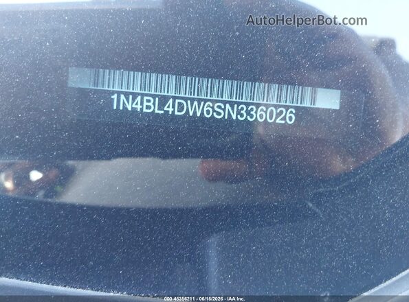 1N4BL4DW6SN336026 2025 NISSAN ALTIMA Black 