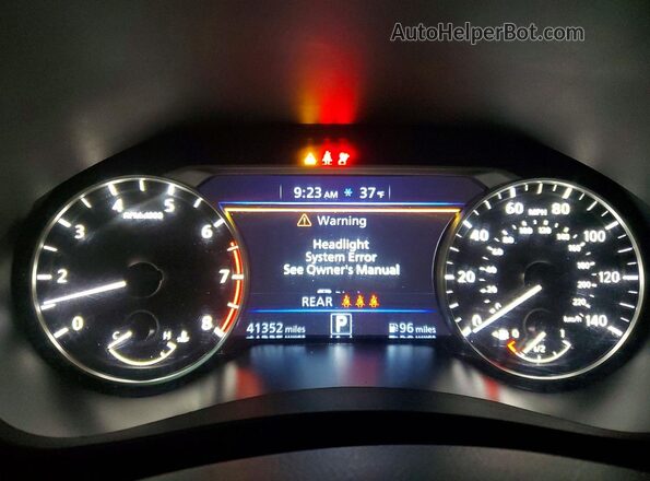 1N4BL4DW7SN324127 2025 NISSAN ALTIMA Black Widok zestawu wskaźników