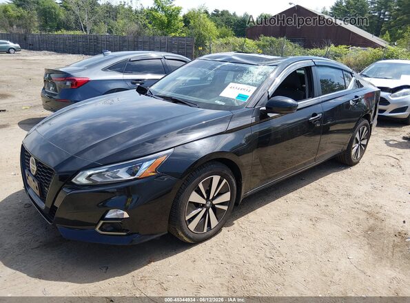 1N4BL4DW8NN342589 2022 NISSAN ALTIMA Black Առջևի ձախ երեք քառորդ տեսարան