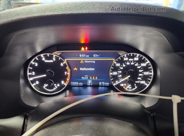 1N4BL4DW9SN418610 2025 NISSAN ALTIMA Black Սարքավորումների վահանակի տեսք