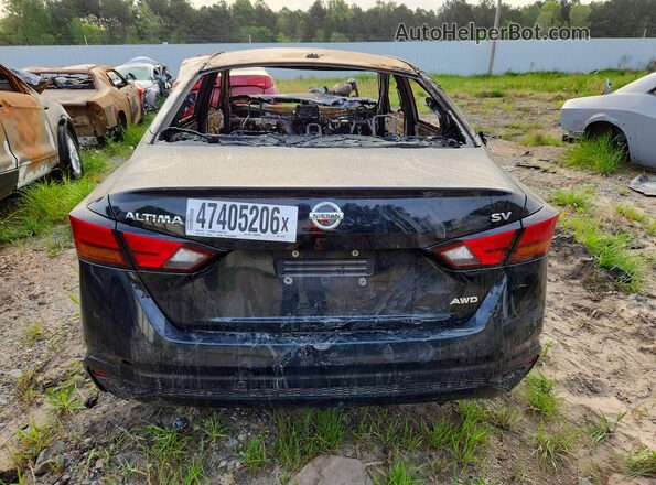 1N4BL4DWXMN344245 2021 NISSAN ALTIMA Black Widok z tyłu