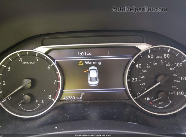 1N4BL4DWXSN320539 2025 NISSAN ALTIMA White Панорамний вид салону 360°