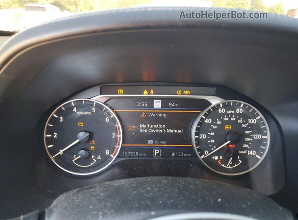 1N4BL4EV1KC170631 2019 NISSAN ALTIMA Black Սարքավորումների վահանակի տեսք