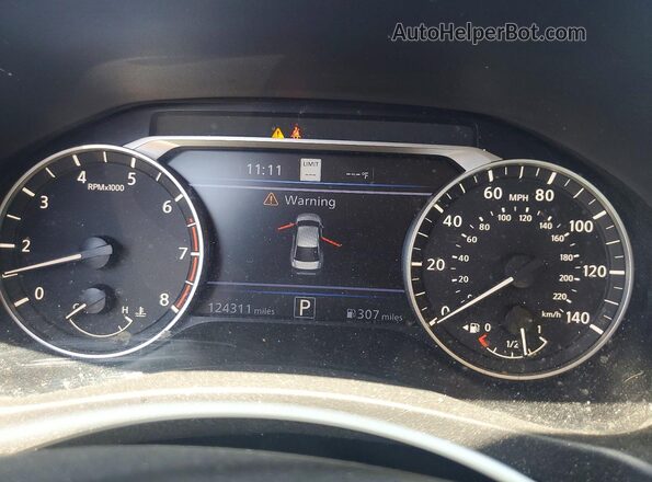 1N4BL4EV2KC188068 2019 NISSAN ALTIMA Black Instrument cluster view