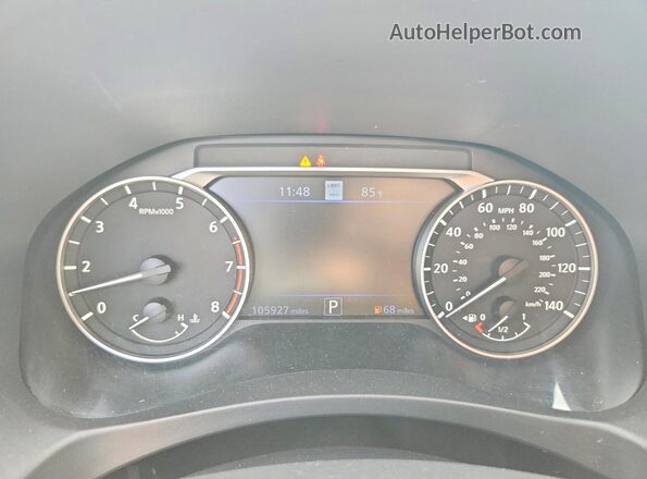 1N4BL4EV3KC165902 2019 NISSAN ALTIMA Gray Instrument cluster view