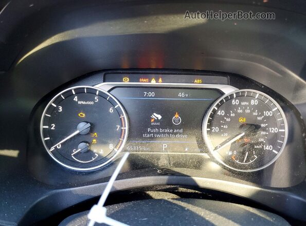 1N4BL4EV3MN349650 2021 NISSAN ALTIMA Gray Widok zestawu wskaźników