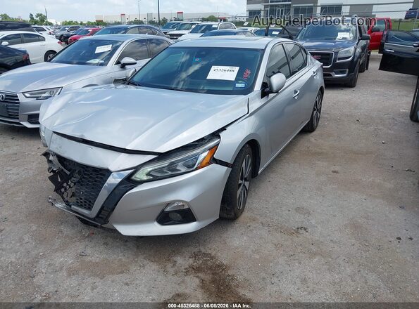 1N4BL4EV5KC164668 2019 NISSAN ALTIMA Silver Առջևի ձախ երեք քառորդ տեսարան
