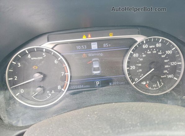 1N4BL4EV6KC192222 2019 NISSAN ALTIMA Черный Вид щитка приборов