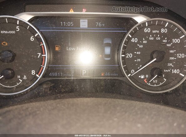 1N4BL4EV8KC201695 2019 NISSAN ALTIMA Silver Widok tylnych siedzeń