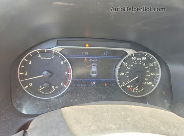 1N4BL4EV9LC210519 2020 NISSAN ALTIMA Black Widok zestawu wskaźników