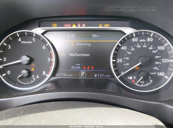1N4BL4EV9RN358375 2024 NISSAN ALTIMA Black Widok tylnych siedzeń