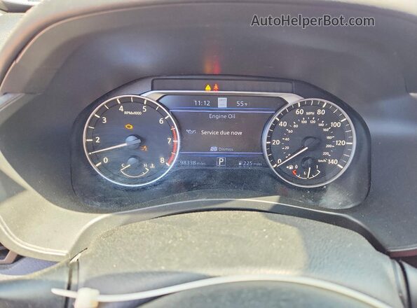 1N4BL4EVXKC236206 2019 NISSAN ALTIMA Black Vista del cuadro de instrumentos