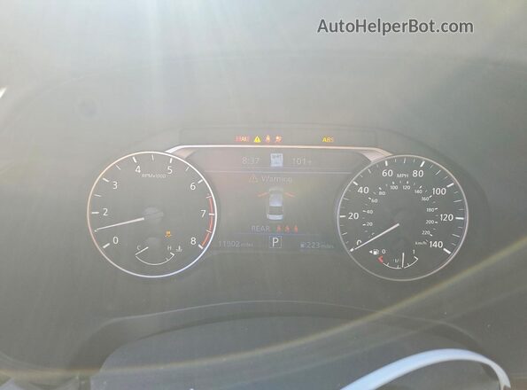 1N4BL4EVXSN423272 2025 NISSAN ALTIMA Charcoal Вид щитка приладів