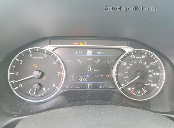1N4BL4FV4KC108428 2019 NISSAN ALTIMA Black Widok zestawu wskaźników