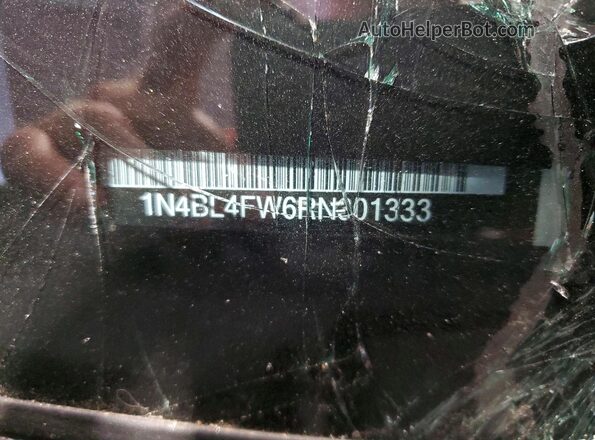 1N4BL4FW6RN301333 2024 NISSAN ALTIMA White VIN կոդի պիտակի տեսք