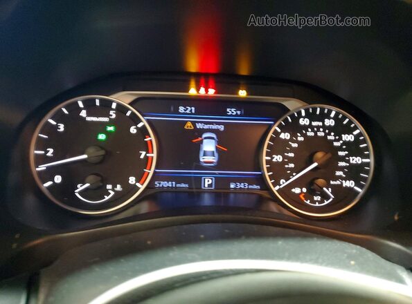 1N4BL4FWXLC165436 2020 NISSAN ALTIMA Black Instrument cluster view