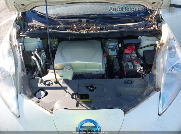 1N4BZ0CP0GC311708 2016 NISSAN LEAF White Widok z tyłu