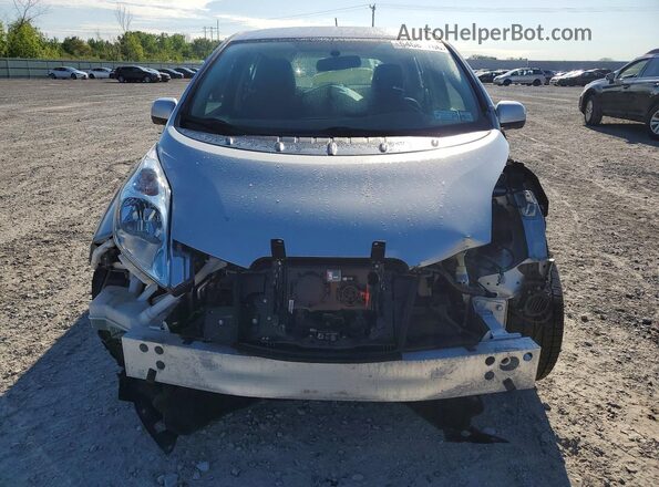 1N4BZ0CP0HC310284 2017 NISSAN LEAF Silver Դիմացի տեսք