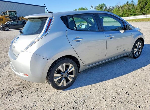 1N4BZ0CP0HC310284 2017 NISSAN LEAF Silver Հետևի աջ