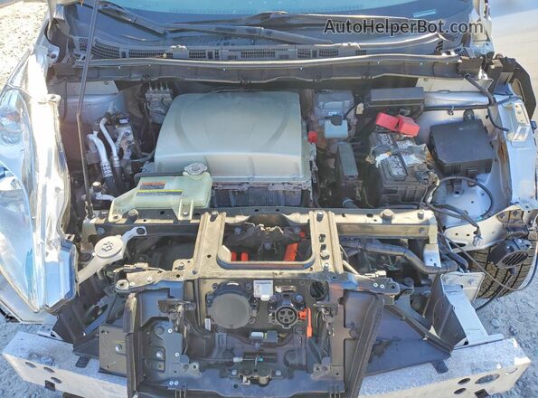 1N4BZ0CP0HC310284 2017 NISSAN LEAF Silver Սալոնի հետևի տեսք