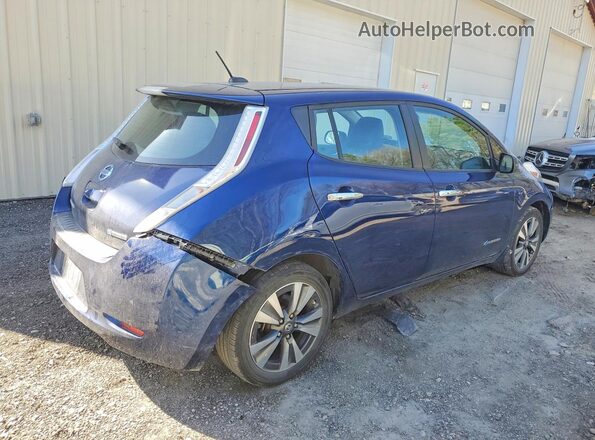 1N4BZ0CP1HC310603 2017 NISSAN LEAF Blue Հետևի աջ