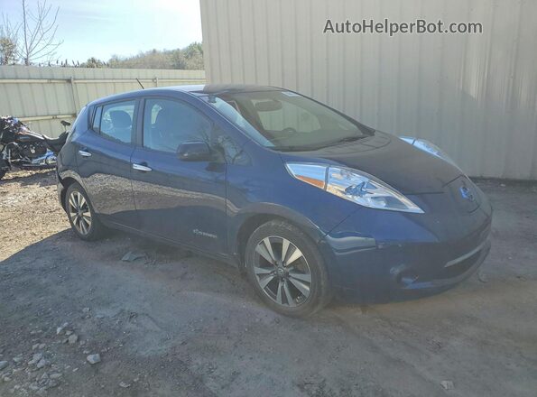 1N4BZ0CP1HC310603 2017 NISSAN LEAF Blue Առջևի աջ