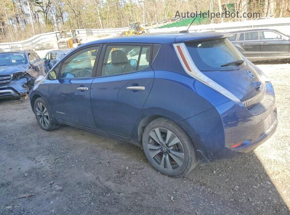 1N4BZ0CP1HC310603 2017 NISSAN LEAF Blue Հետևի ձախ