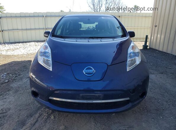 1N4BZ0CP1HC310603 2017 NISSAN LEAF Blue Դիմացի տեսք